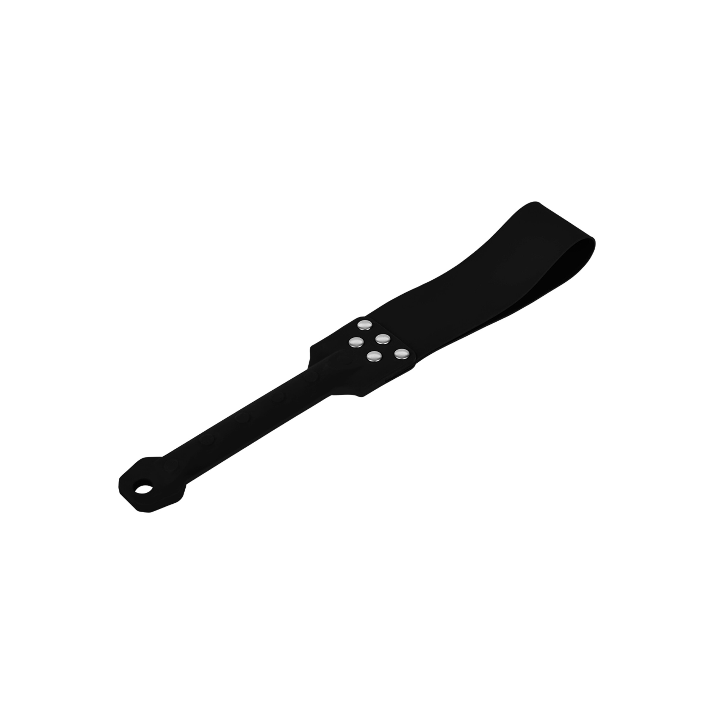 paddle-bouclé-avec-rivets-38-cm-Noir-5