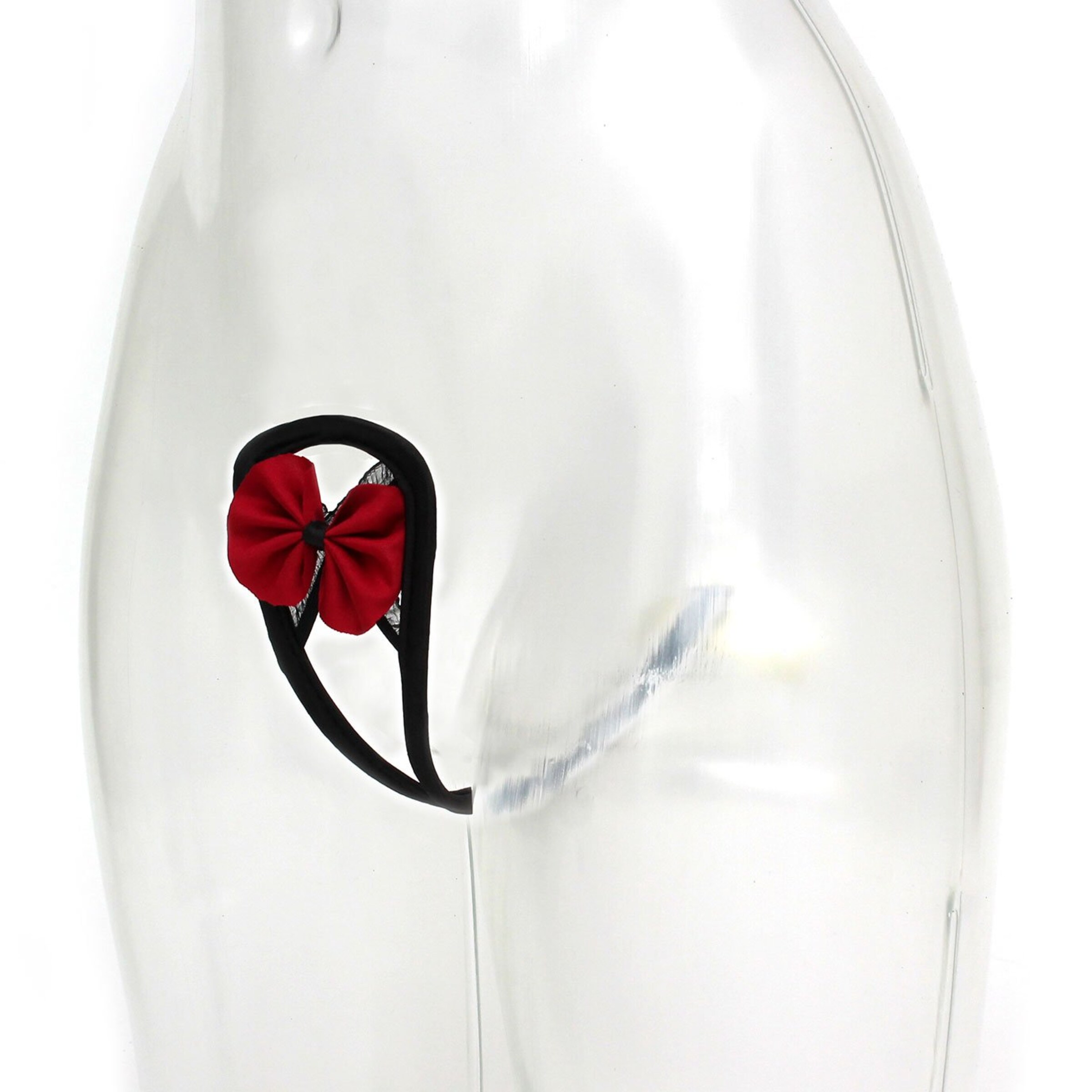 sexy-strapless-c-string-Rood-Zwart-2