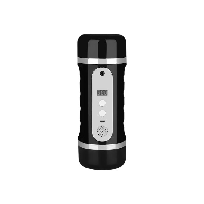 masturbator-met-audiofunctie-oplaadbaar-20-cm-Schwarz-Wit-Zilver-13