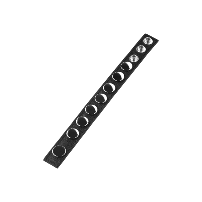 penisriem-met-knopen-Zilver-Zwart-5