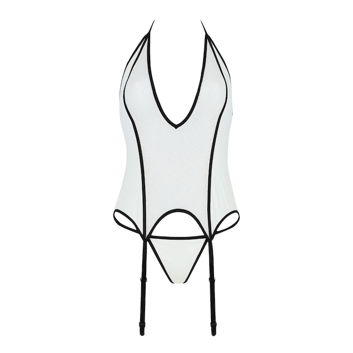 mayennie---corset-&-thong-2-delig-Beige-Zwart-3