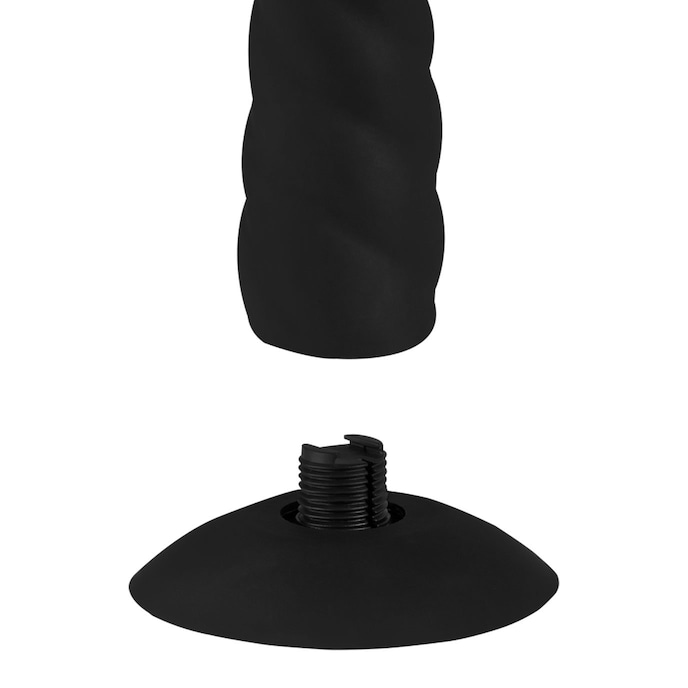 gode-strap-on-avec-base-à-ventouse-amovible-16-cm-Noir-3