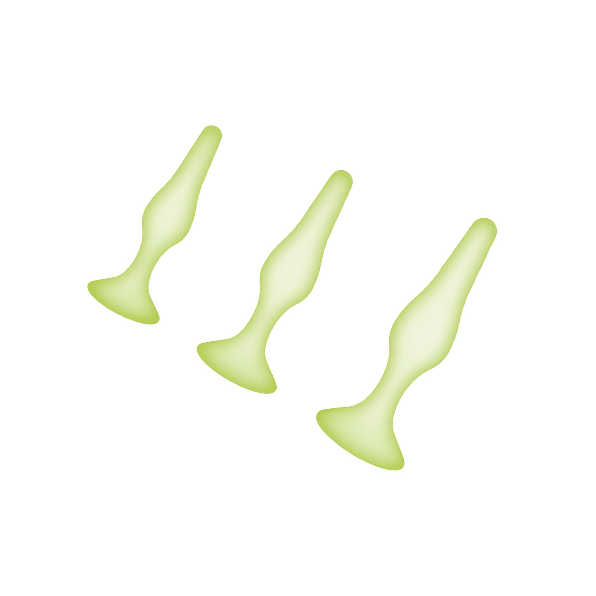 glow-in-the-dark---anal-training-kit-3-delig-Neongeel-Wit-1