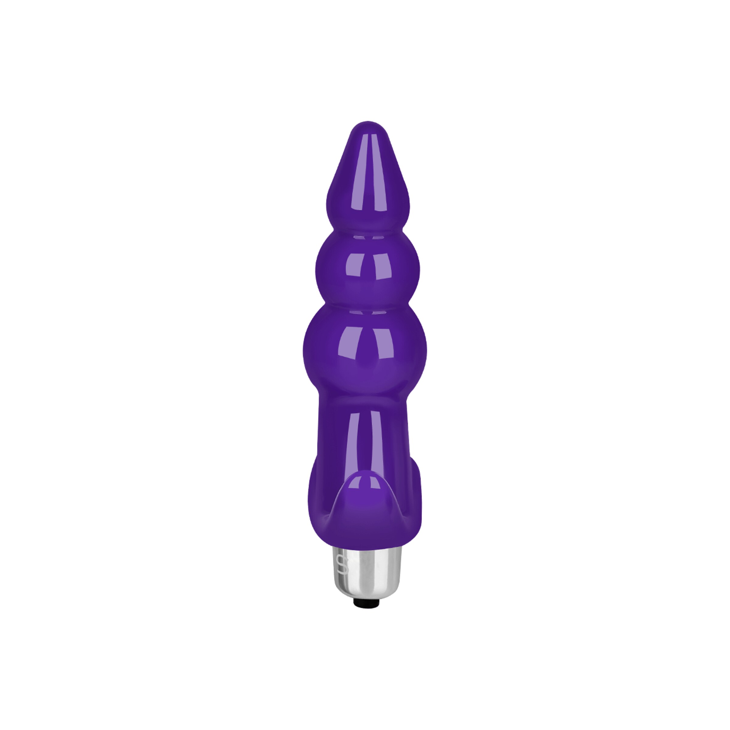 vibromasseur-anal-avec-structure-boule-10-8-cm-Violet-5