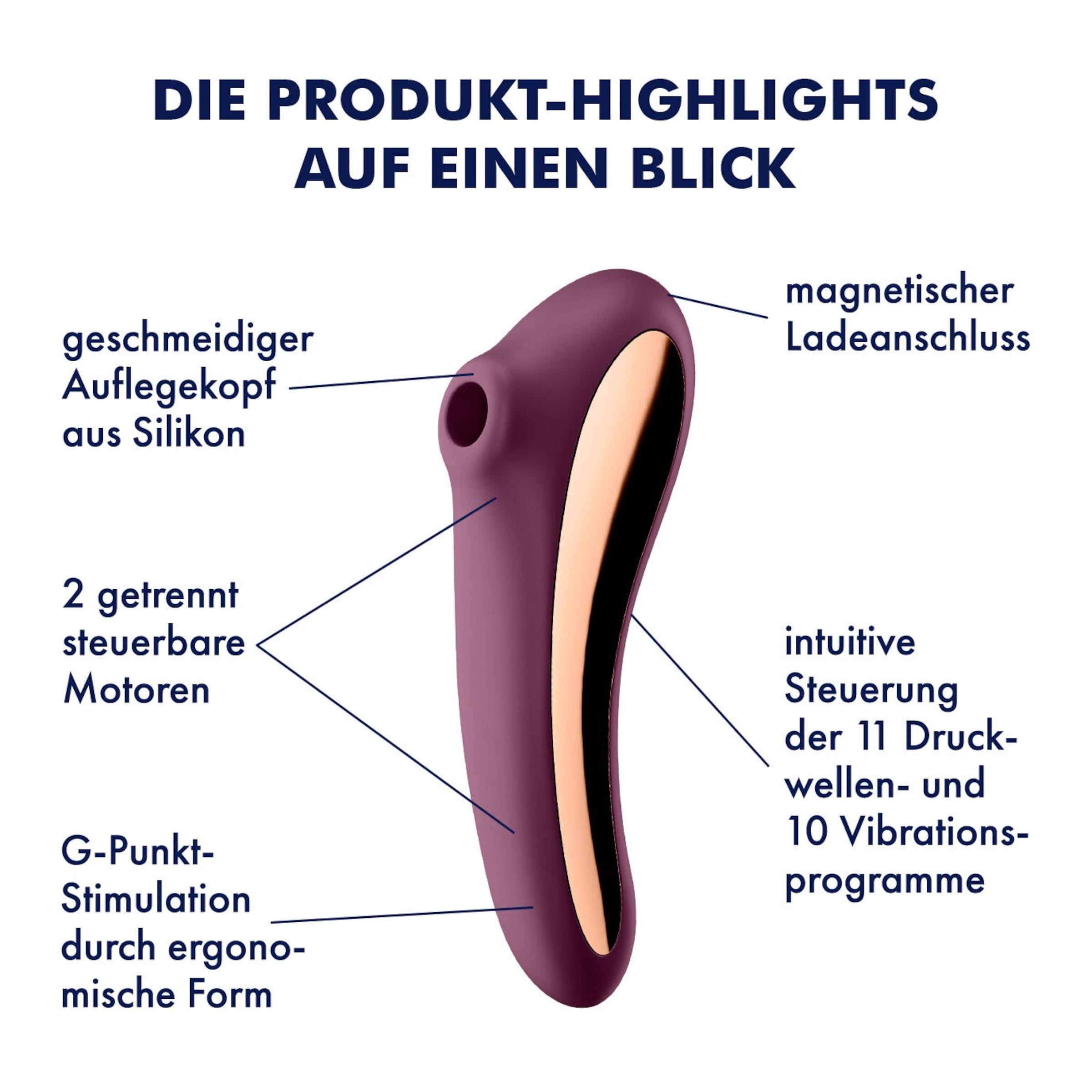lärm und vibrations arbeitsschutzverordnung pdf SATISFYER | Dual Pleasure - Druckwellenvibrator - Mauve - Lavendel main image 1