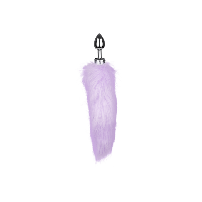 buttplug-small-with-tail-37-cm-Argent-Violet-2