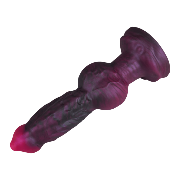 monster-dildo-mit-kugelstruktur-23-5-cm-Lila-Pink-6