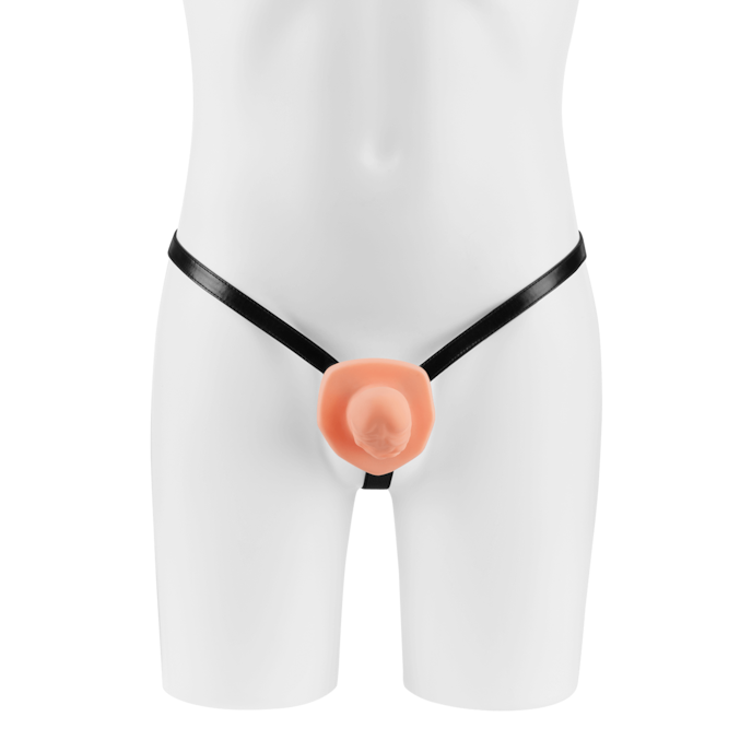 strap-on-6-5-inch-22-cm-Naturel clair-Noir-4