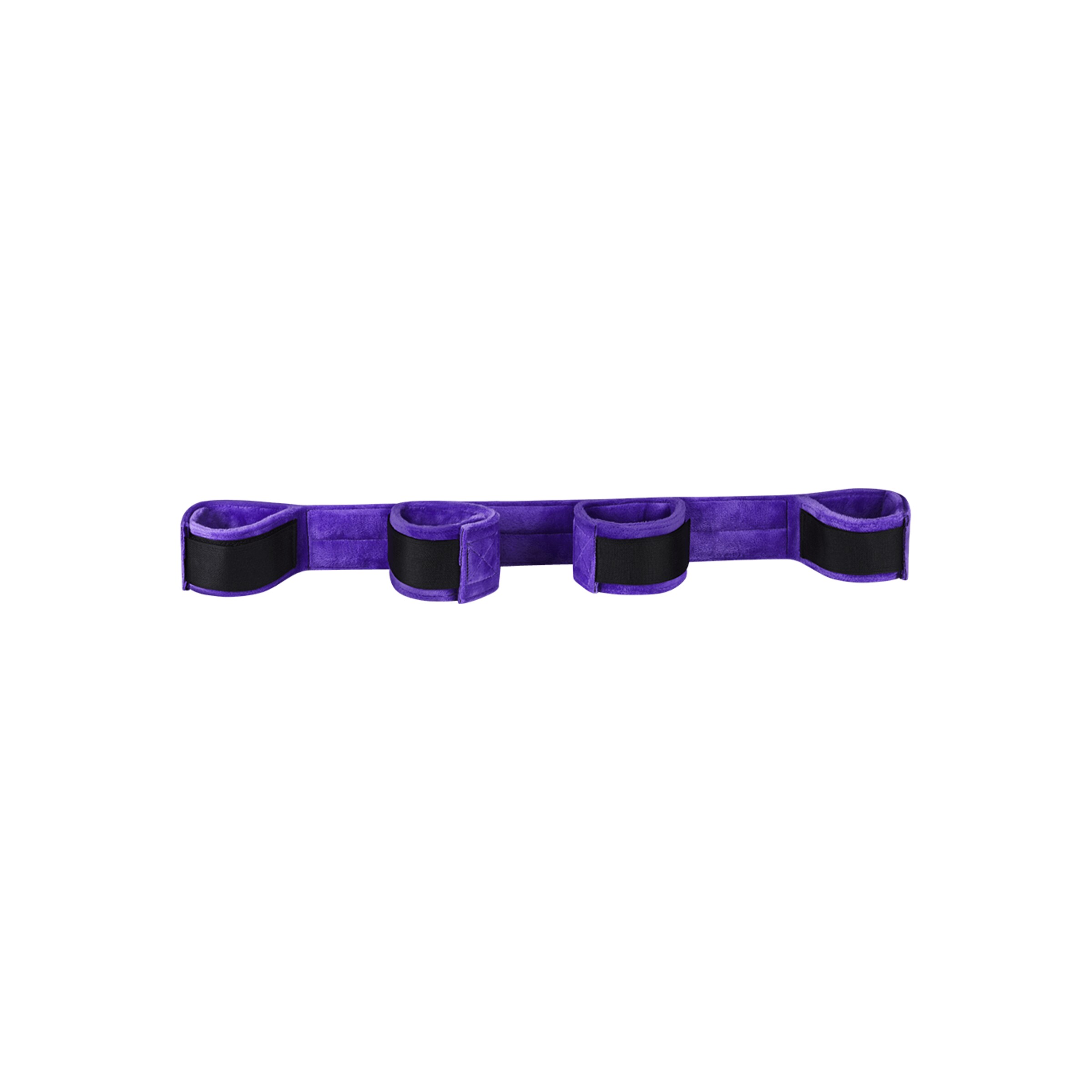 spreader-bar-with-4-cuffs-Noir-Violet-4
