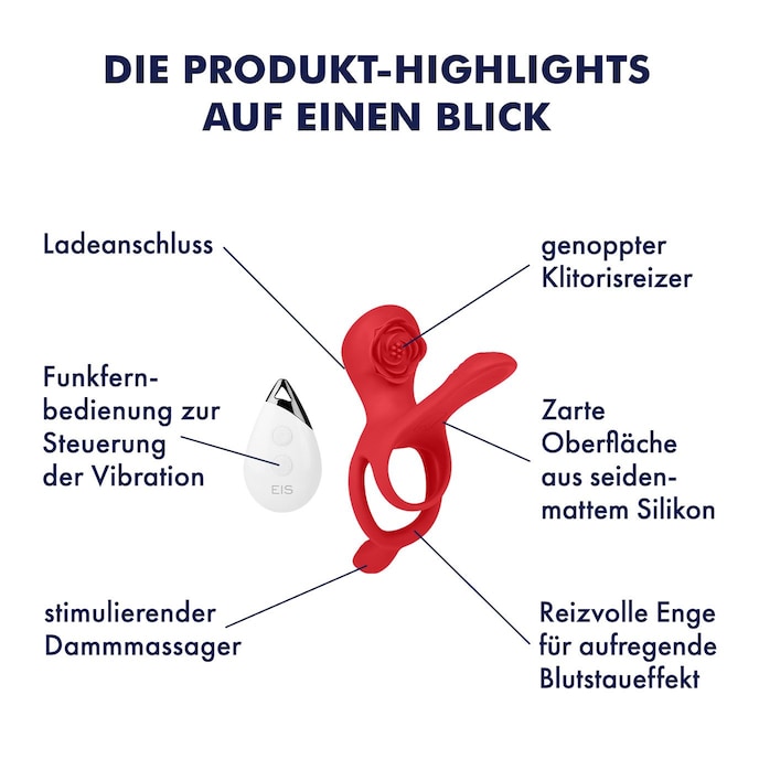 Penisring mit rosenfrmigem Klitorisreizer, 3,4 cm rot online kaufen Penisring mit rosenfrmigem Klitorisreizer, 3,4 cm rot online kaufen