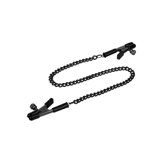 pinces-à-tétons-avec-chaîne-dattache-Noir-1