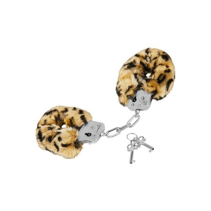 fuzzy-handcuffs-with-key-Léopard-1