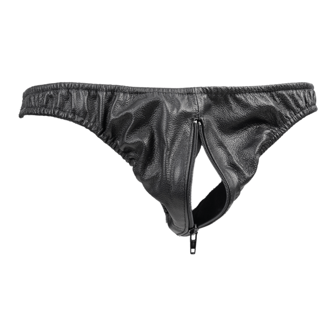 leder-slip-mit-reißverschluss-Schwarz-2