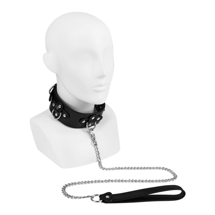 vielseitiges-halsband-mit-leine-Schwarz-1
