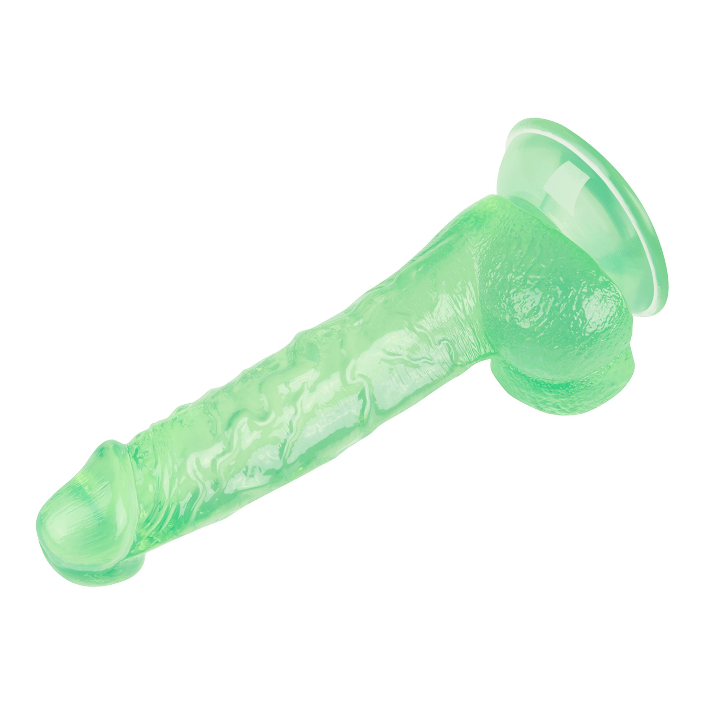 gode-naturel-avec-ventouse-19-cm-Vert clair-6