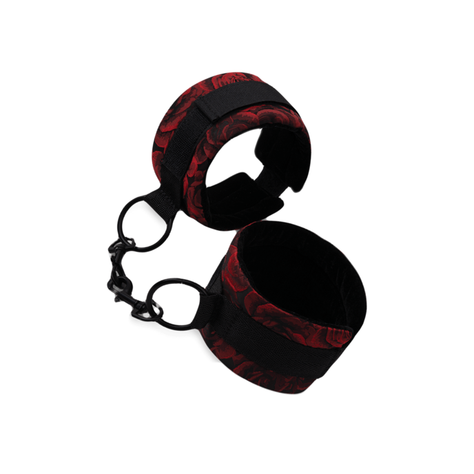 rosegasm---soft-bondage-handcuff-restraints-Noir-Rouge-1