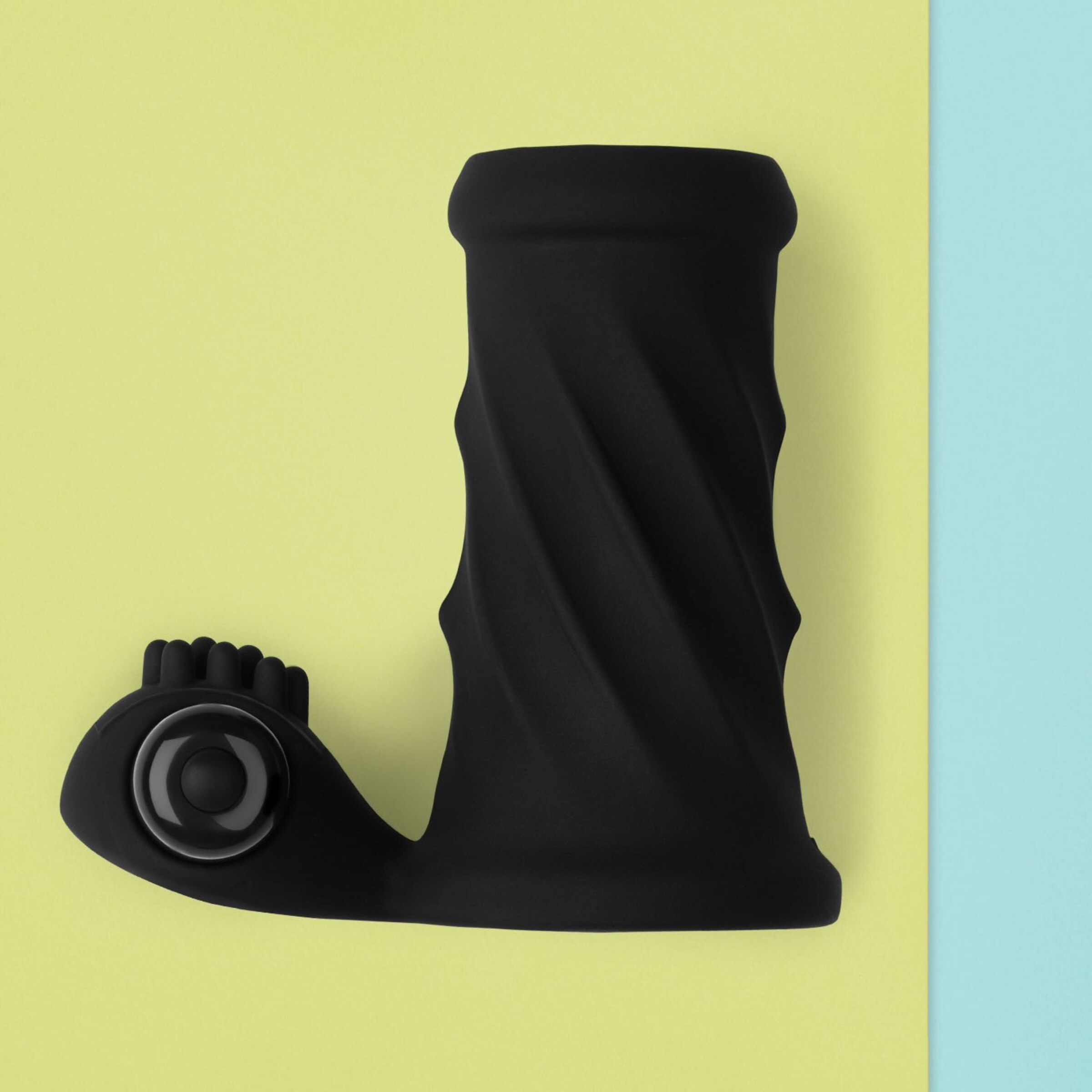 siliconen-vibro-penishoes-11-cm-Zwart-2