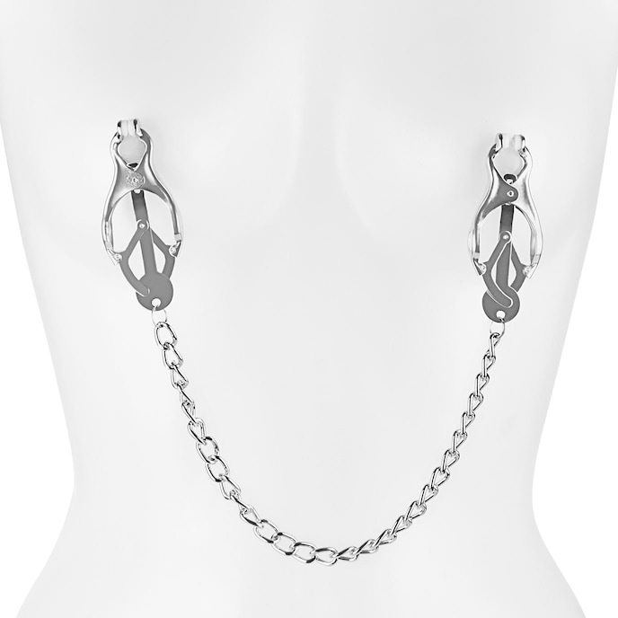pince-caoutchoutée-avec-chaîne-dattache-Argent-2