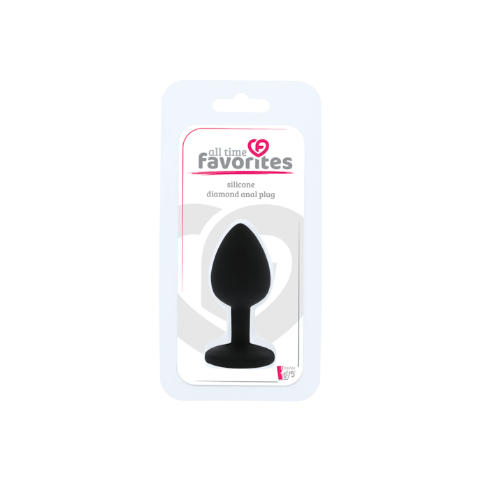 silicone-diamond-anal-plug-7-cm-Noir-2