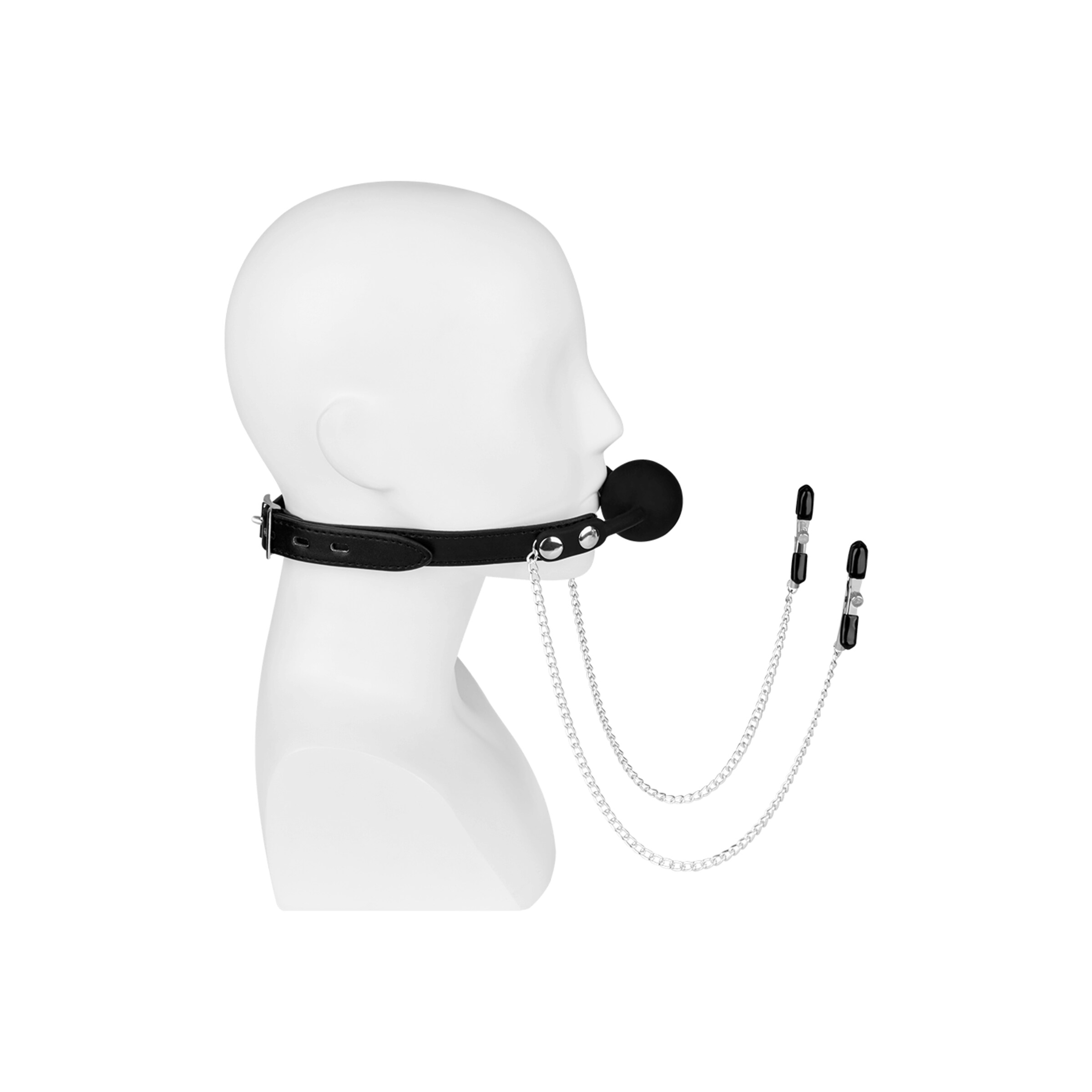 ballknebel-mit-klemmen-Schwarz-Silber-2