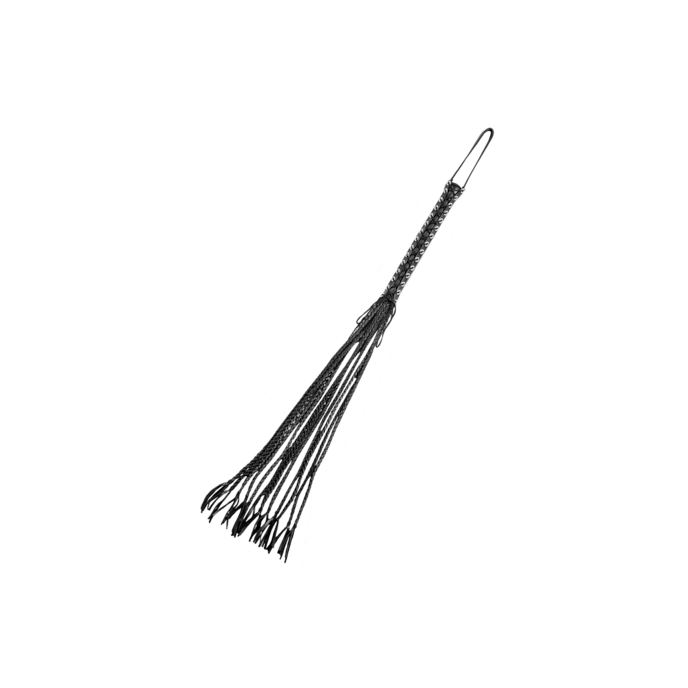 leren-zweep-met-gevlochten-riemen-Schwarz-1