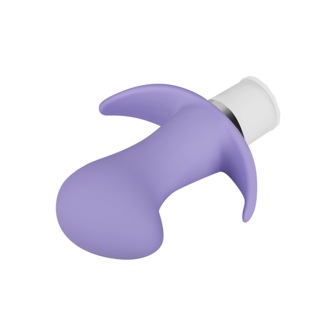 siliconen-anale-vibrator-10-cm-Lila-Weiß-7