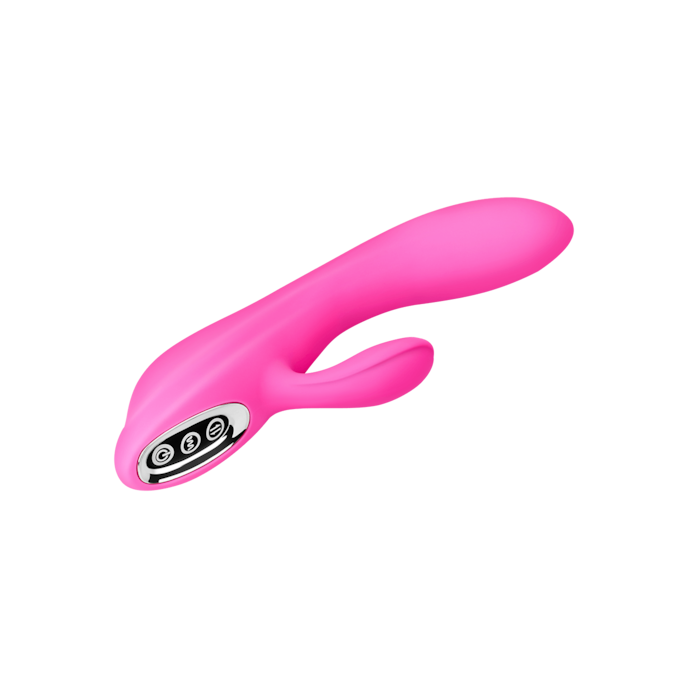rabbit-en-silicone-de-haute-qualité-22-cm-Rose-6