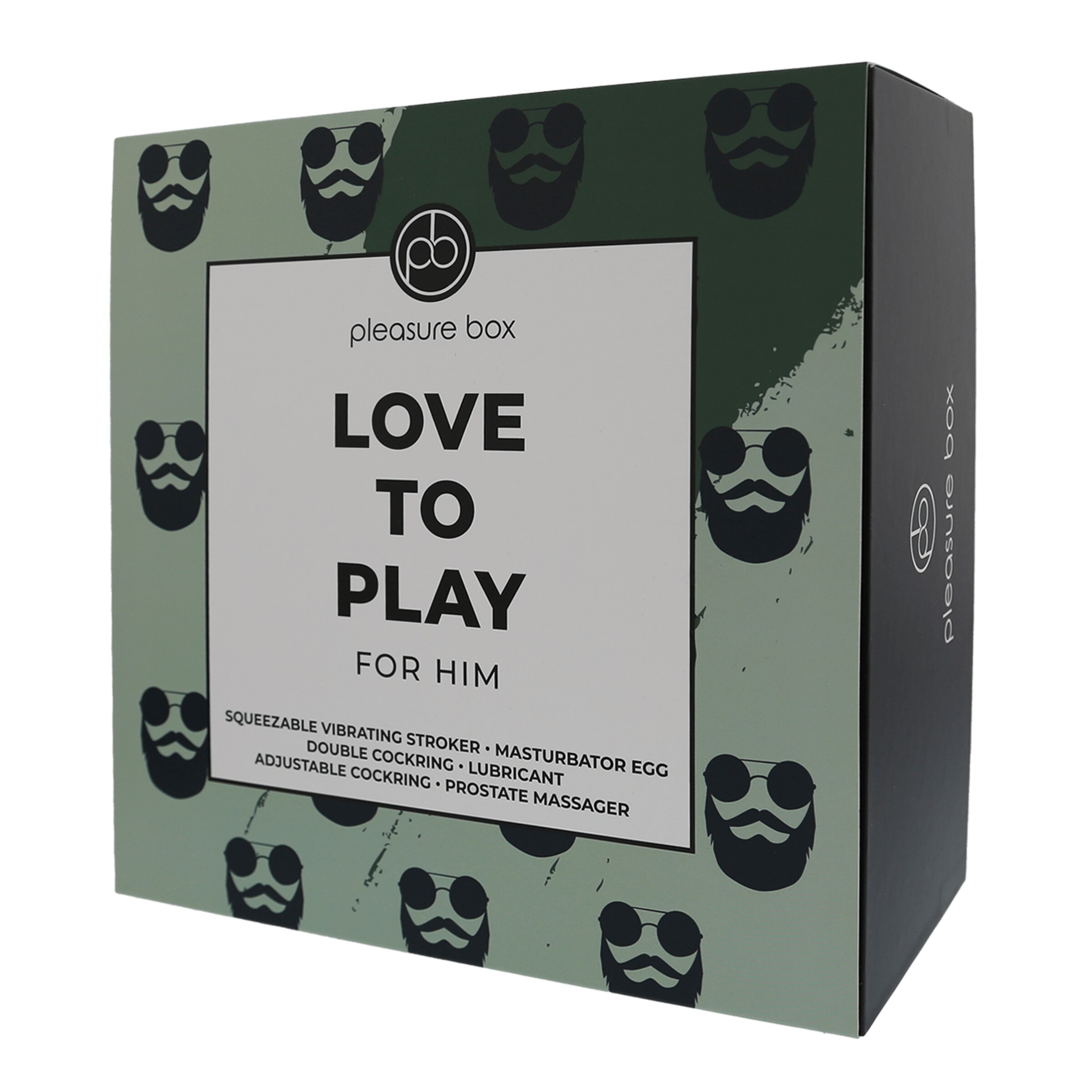 pleasure-box---love-to-play-for-him-7[nbhy]teilig-Dunkelgrün-Schwarz-9