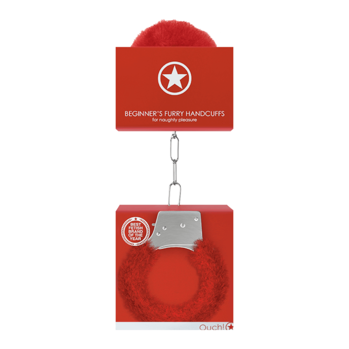 beginners-handcuffs-furry-Rood-3