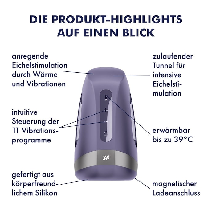 Masturbator Satisfyer 'Men Heat Vibration' - wrmend online kaufen Masturbator Satisfyer 'Men Heat Vibration' - wrmend online kaufen