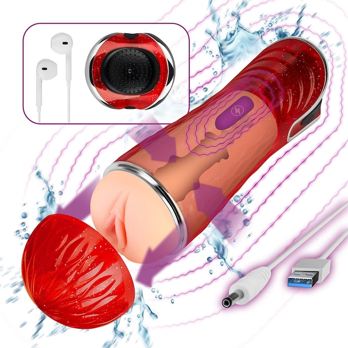 masturbator-met-audiofunctie-22-5-cm-Wit-Zilver-Zilver-1