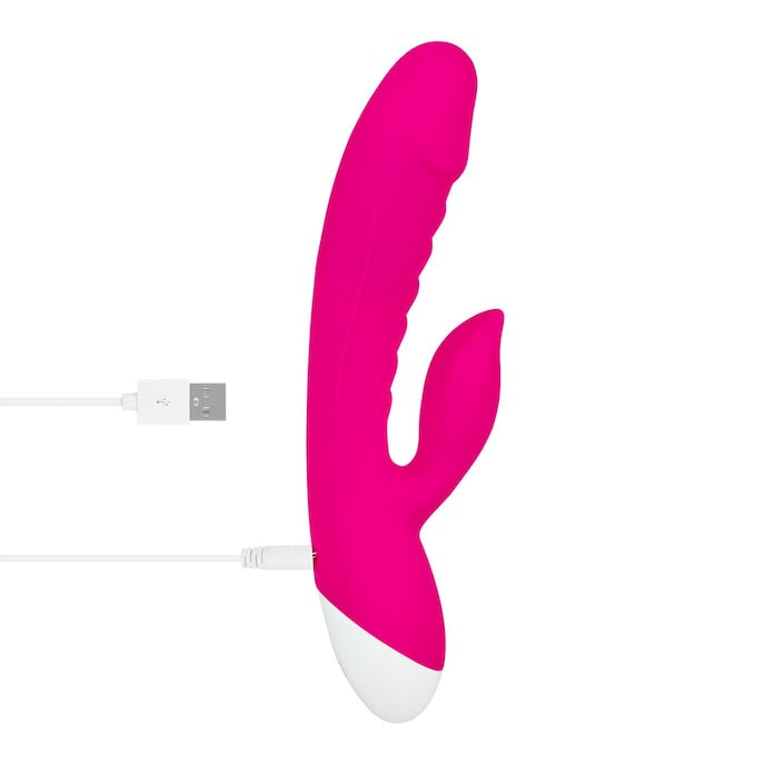 rabbit-séduisant-20-cm-Blanc-Rose néon-4