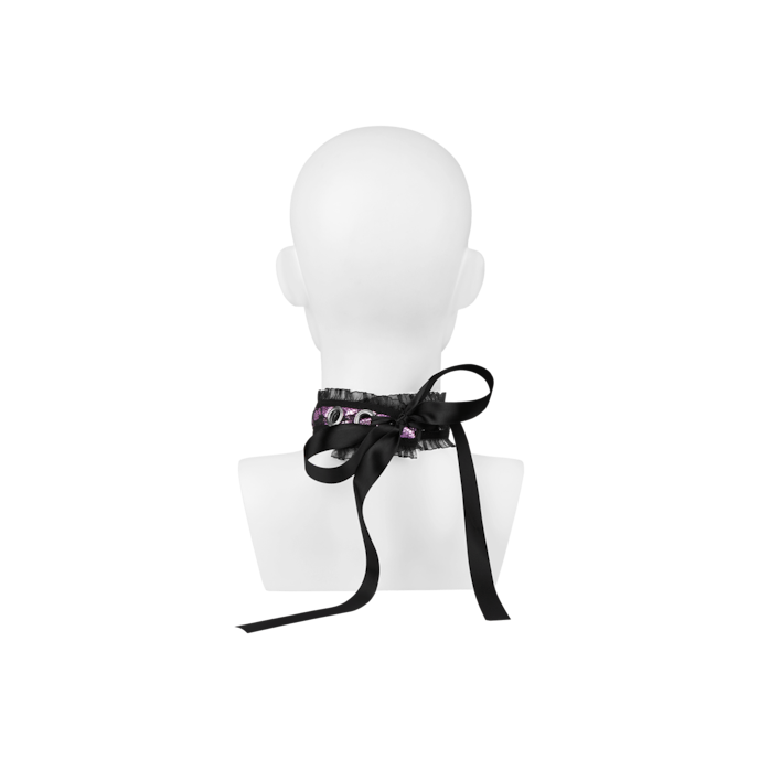 speelse-halsband-met-o-ring-Lila-Schwarz-3