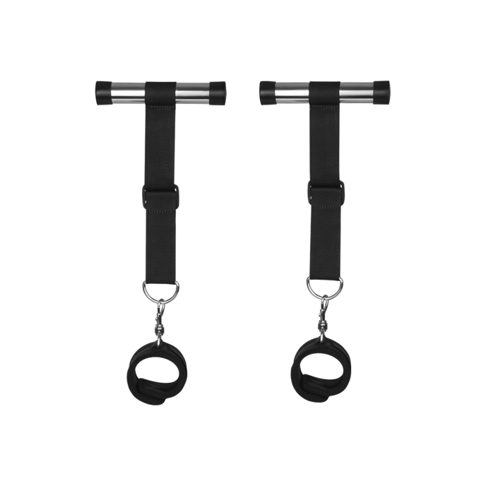 over-the-door-cuff-set-Schwarz-Silber-3