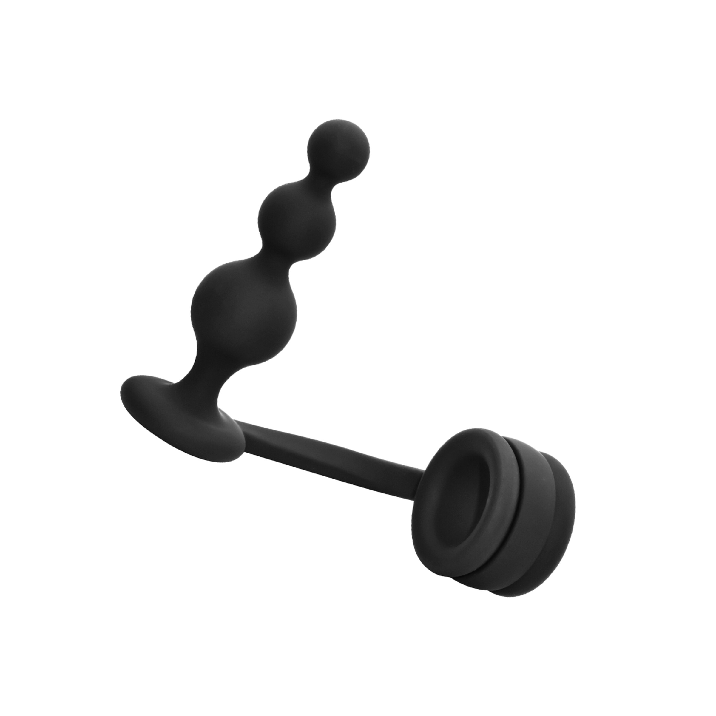 ramrod---cockring-with-beaded-anal-plug-11-cm-Schwarz-1