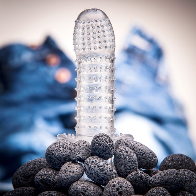 penishoes-met-zachte-noppen-15-cm-Transparent-2