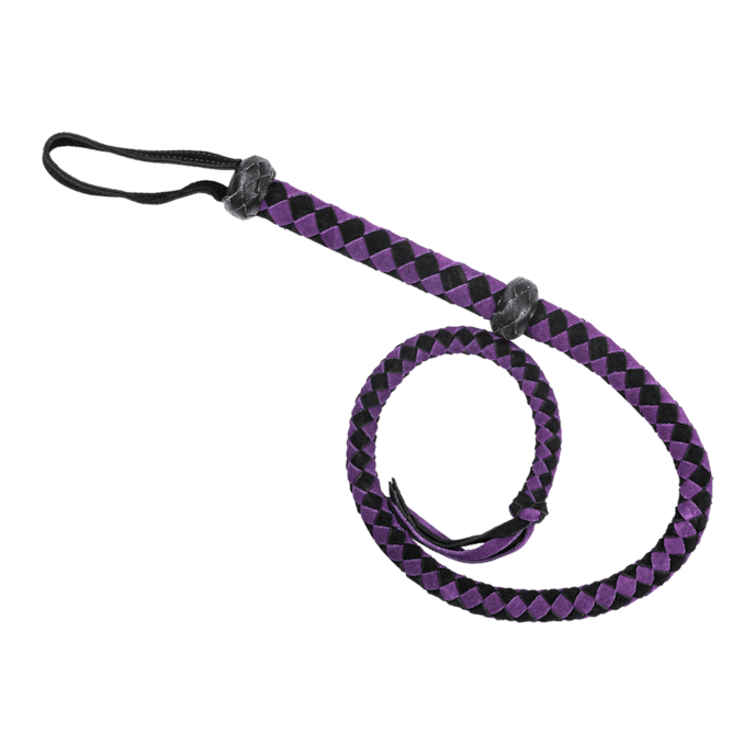 fouet-arabe-pour-taureau-Noir-Violet-1