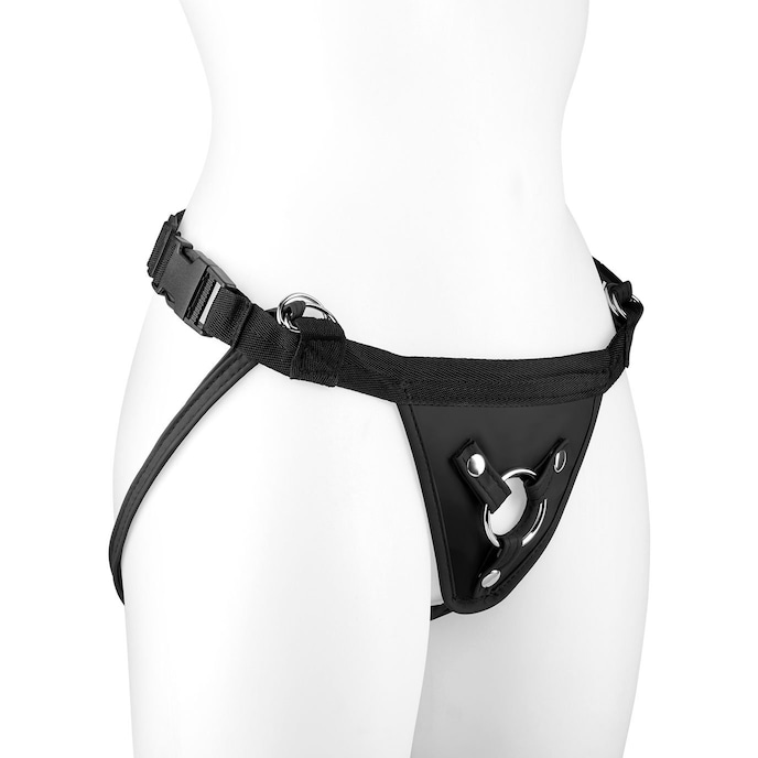 verstelbare-strap-on-Zilver-Zwart-1