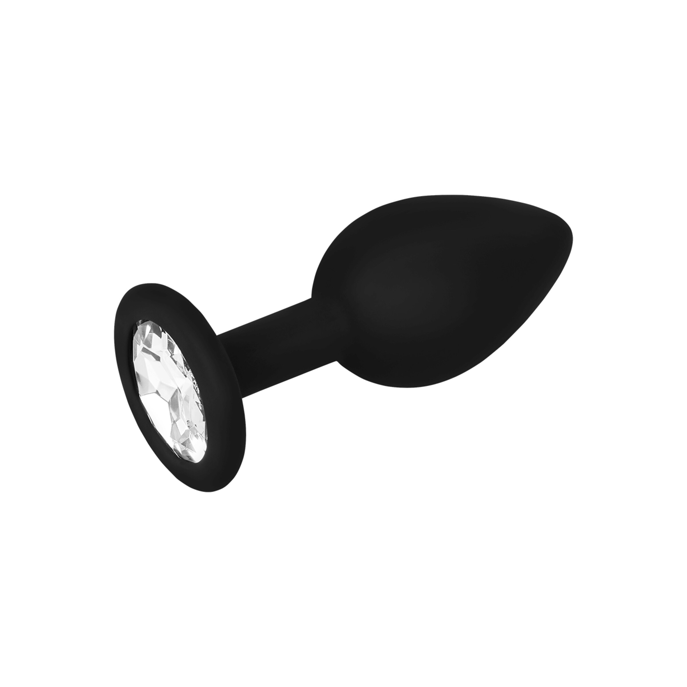 silikon-analdildo-mit-kristall-s-7-cm-Schwarz-Transparent-3