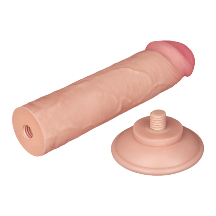 sliding-skin-dong-20-cm-Zilver-4
