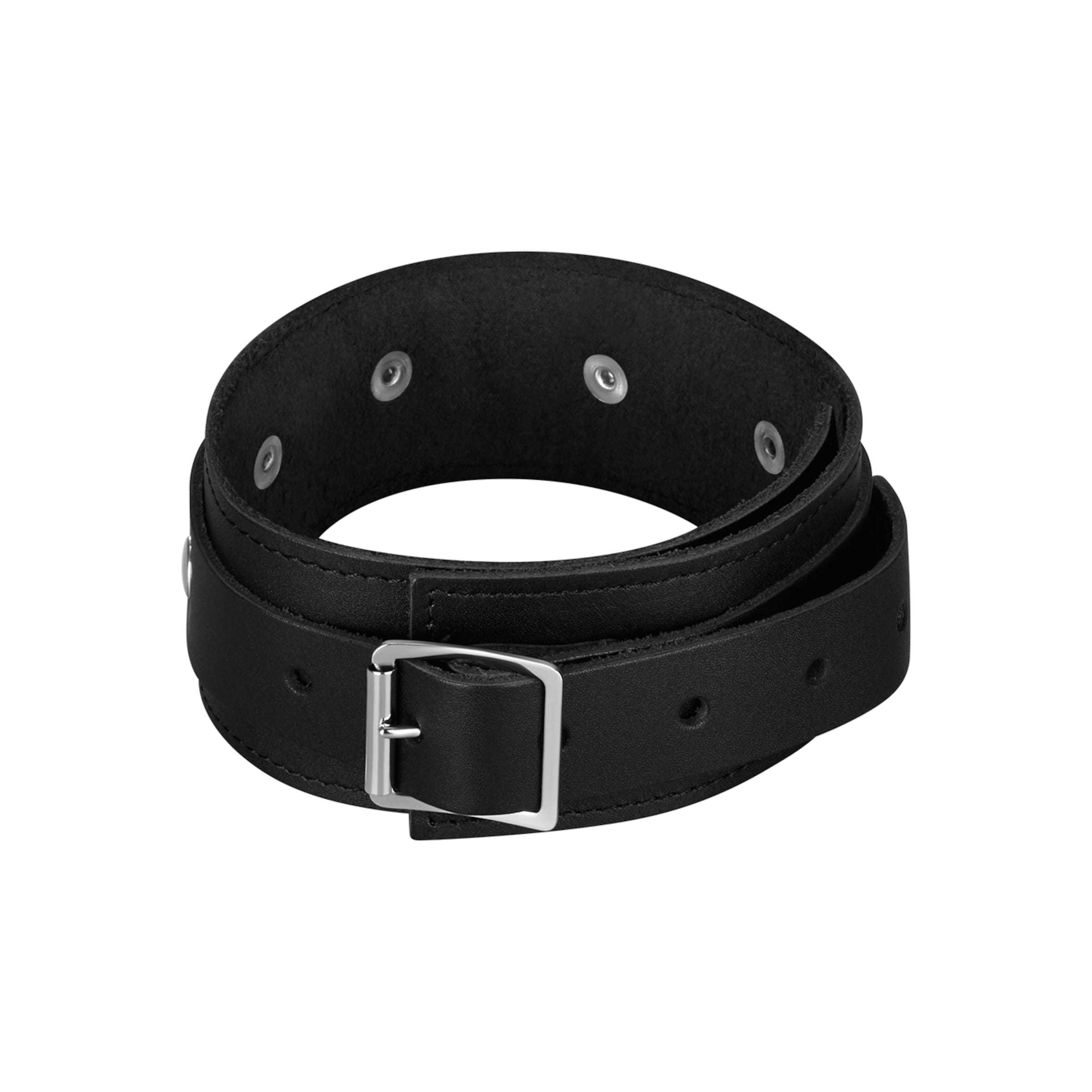 collier-et-menottes-hy]-avec-barre-7-pièces-Argent-Noir-3