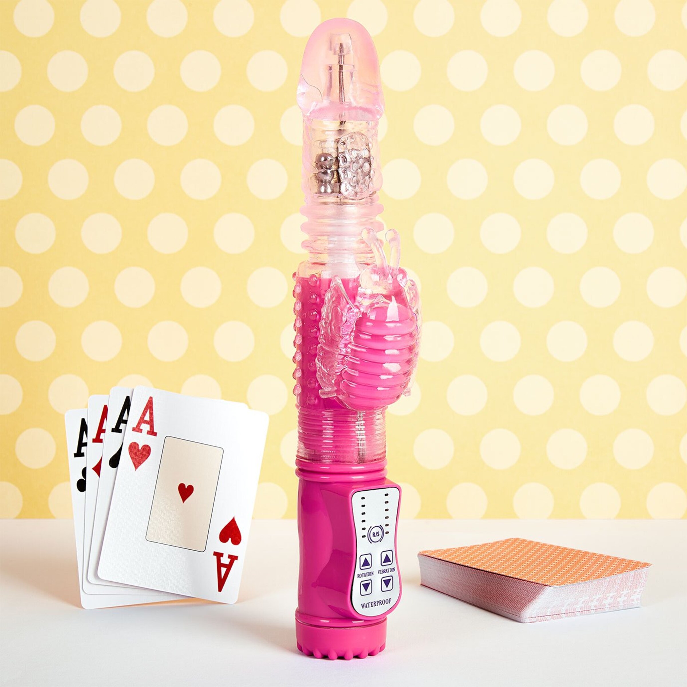 stoßender-perlen-hy]vibrator-26-cm-Pink-Transparent-2