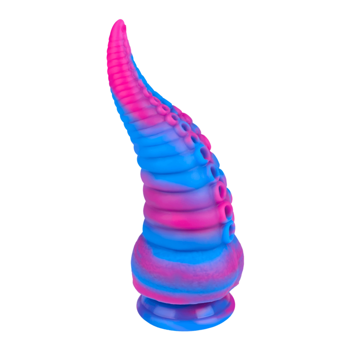 gestructureerde-tentakeldildo-met-zuignapvoeten-19-5-cm-Blauw-Pink-2