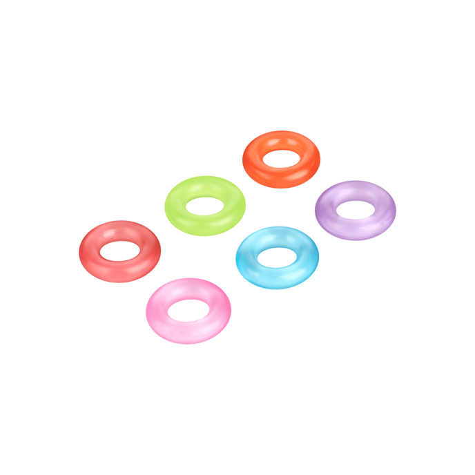 king-of-the-ring-6-pièces-1-6---3-6-cm-Bleu-Orange-Rose-Rouge-Vert-Violet-4