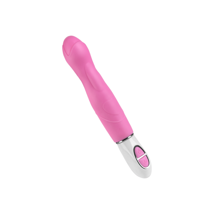 vibromasseur-point-g-en-silicone-22-5-cm-Blanc-Rose-1