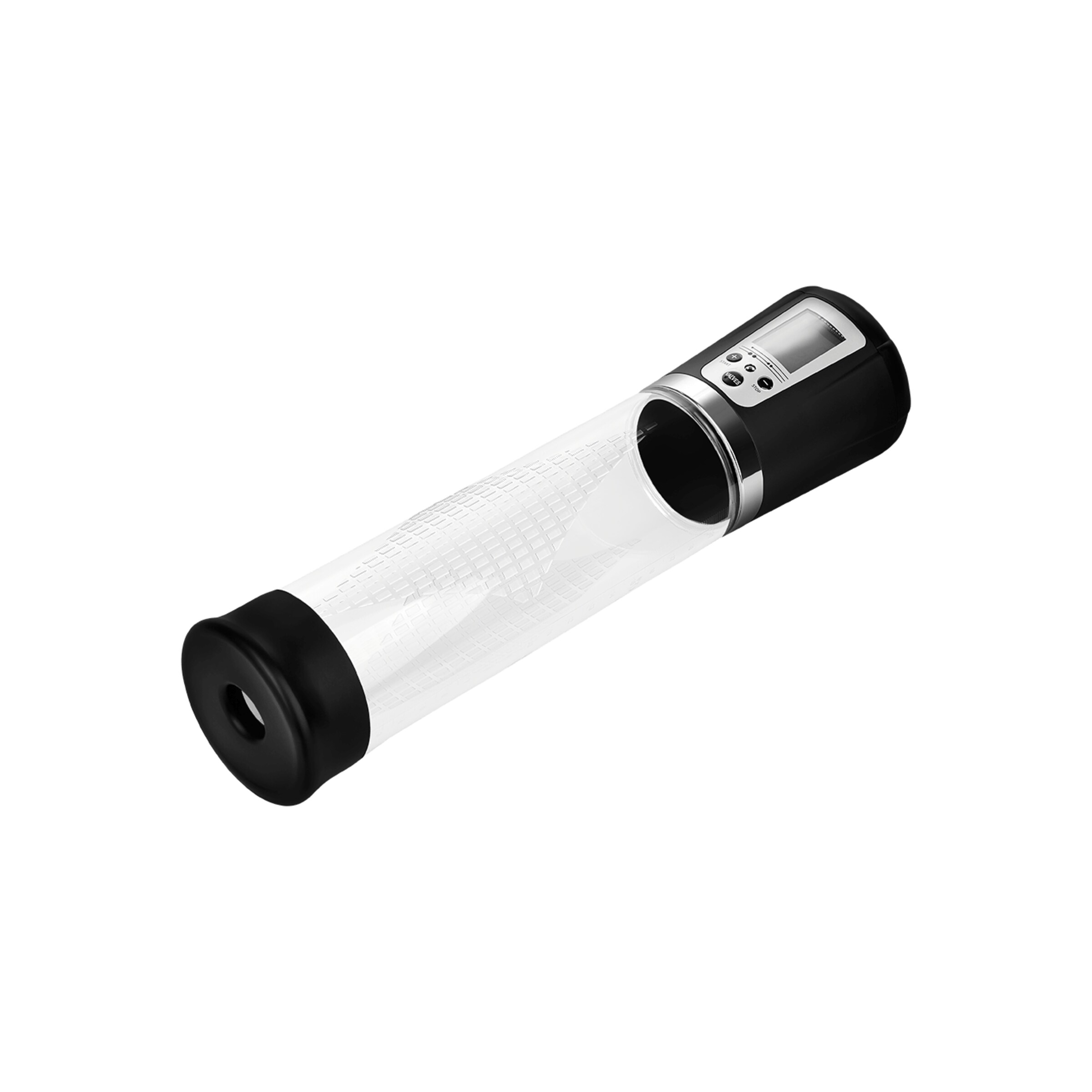 pompe-à-pénis-rechargeable-29-cm-Argent-Noir-Transparent-8