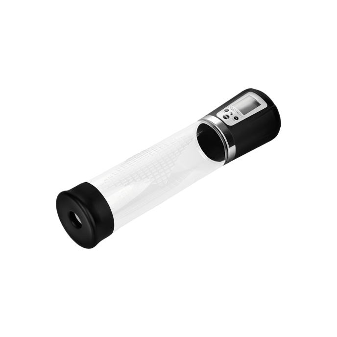 wiederaufladbare-penispumpe-29-cm-Schwarz-Silber-Transparent-8