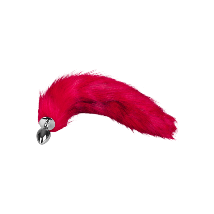 plug-anal-avec-queue-de-renard-48-cm-Argent-Rouge-1
