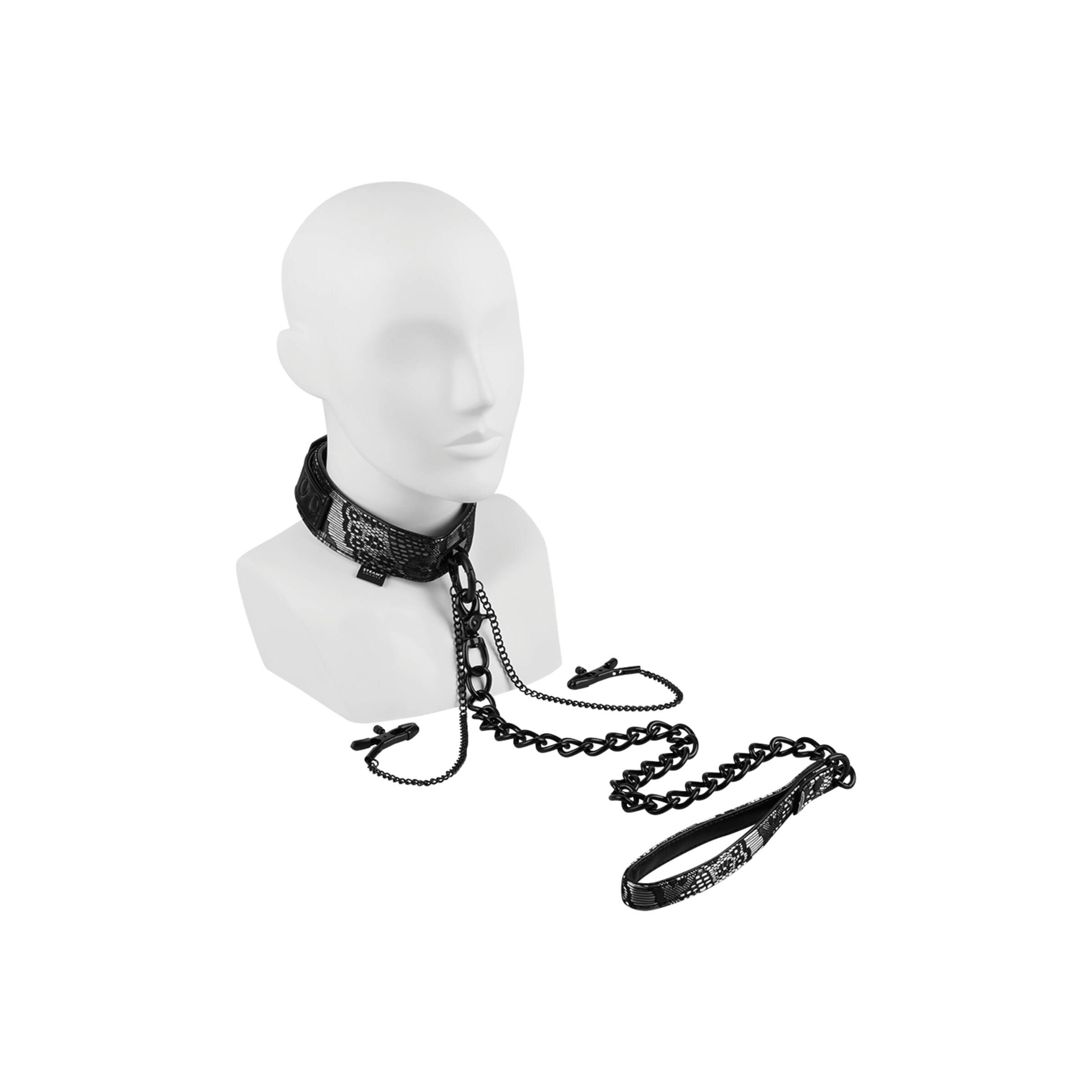 collar-with-leash-and-nipple-clamps-4-stuks-Grijs-Zwart-5