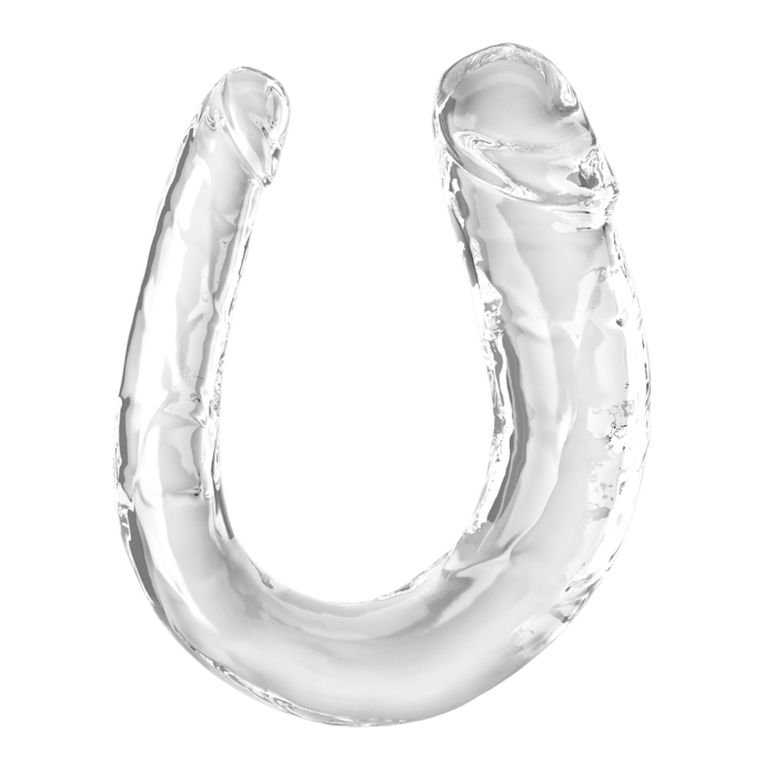 king-cock-clear---medium-double-trouble-34-cm-Transparent-2